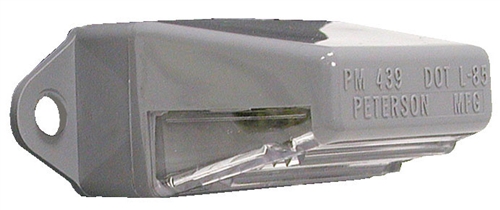 Peterson M439 License Plate Light - 3.375" x 2.375"  Clear