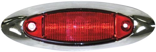 Peterson V178XR Marker/Clearance Light Kit 4.7" x 1.5" - Red