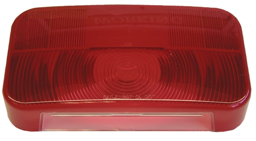 Peterson Replacement Stop/Turn/Tail Light Lens For V25823, 14" x 5", Red