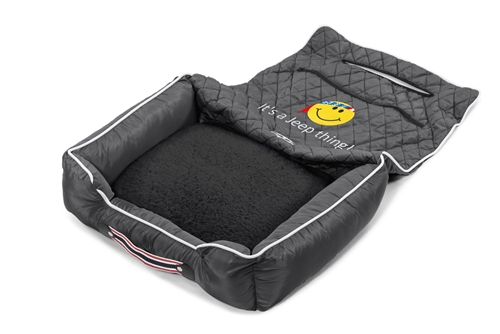 Seat Armour PET2G101JEPSFB Pet Bed 2 Go Black Jeep Smiley Face Pet Bed And Car Seat