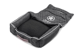 Seat Armour PET2G101JEPSTB Pet Bed 2 Go Black Jeep Star Pet Bed And Car Seat