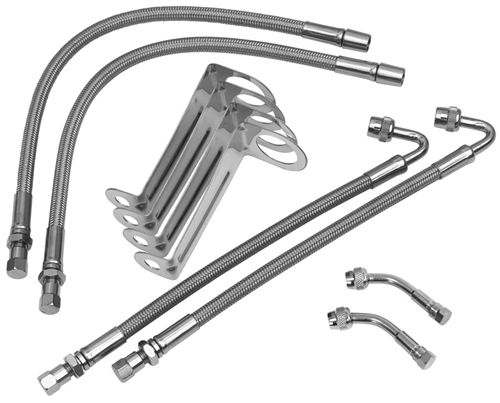 Phoenix USA AMG1 Air Max Stainless Steel 4 Hose Inflation Set