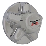 Phoenix USA QT545CHS QuickTrim Wheel Hub Cover - 5 Lug, 4.5" Diameter - Chrome