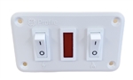 GE PMCSRS Dual Fuel RV Water Heater Toggle Control Switch, White