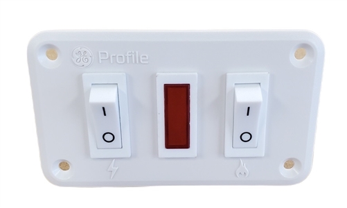 GE PMCSRS Dual Fuel RV Water Heater Toggle Control Switch, White