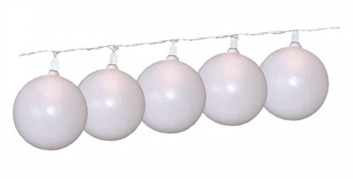 Prime Products 12-9001 Patio Globe String Lights - Soft White - 22 Ft