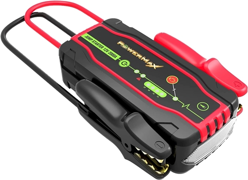 PowerMax PMJS 2000 Lithium Jump Starter - 2000 Peak Amps, 12V Battery Booster