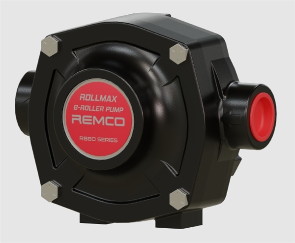 Remco R880C RollMax 8-Roller Sprayer Pump, 24.5 GPM, Cast Iron, CCW Rotation, 15/16" Shaft