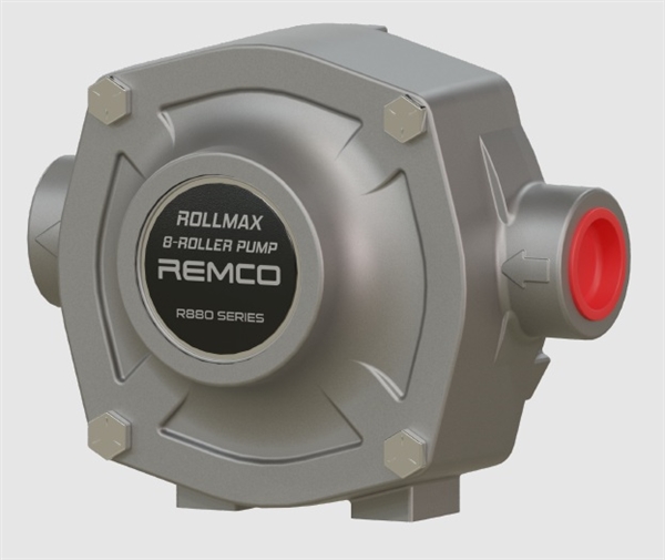 Remco R880SS RollMax 8-Roller Sprayer Pump, 24.5 GPM, Stainless Steel, CCW Rotation, 15/16" Shaft