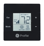 GE RV Air Conditioner Single Zone Wall Thermostat, Black