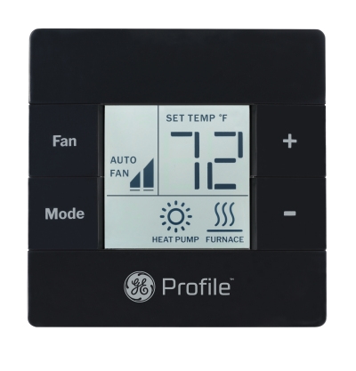 GE RGRWT2B RV Air Conditioner Single Zone Wall Thermostat, Black