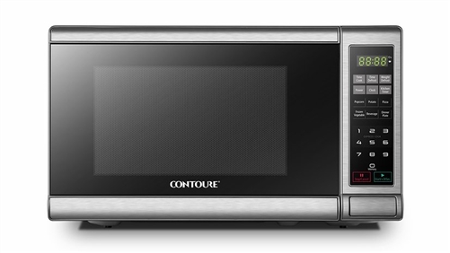 Contoure RV-787S-UCKIT 0.7 Cu. Ft. Stainless Steel RV Microwave with Under-the-Cabinet Kit