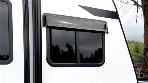 GT Styling RV1016 RainBlade RV Window Rain Deflector And Sun Visor, Fits 12-17" Window