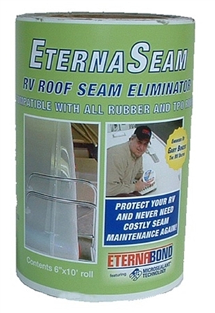 Eternabond EternaSeam RV Roof Seam Eliminator, 6" x 10', White