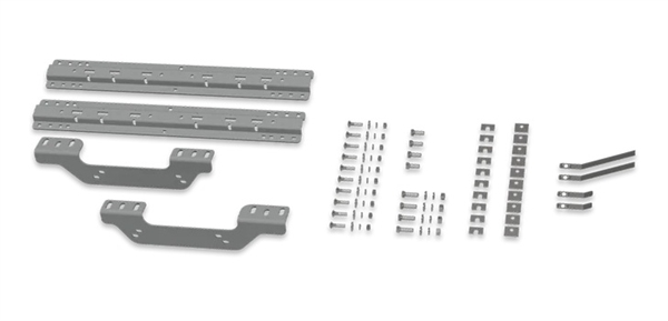 B&W Hitches RVK2506 Quick Fit Custom Bracket and Rail Kit for fifth wheel hitch installation, 44.75 inch rail set with mounting hardware