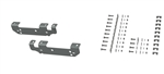 B&W Hitches RVR2401 Quick Fit Custom Install Bracket for Universal Fifth Wheel Mounting Rails
