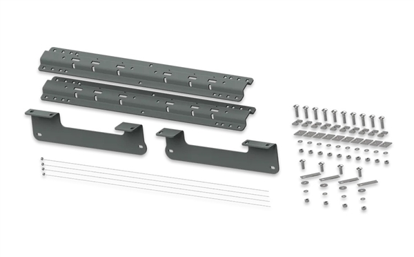 B&W Hitches RVR2404 Custom Fifth Wheel Brackets for Ram 1500 pickup trucks, heavy-duty steel bolt-in bed mounting kit, 25.5 lbs.