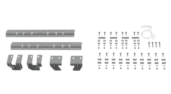 B&W Hitches RVR2505 Quick Fit Custom Install Bracket for RVR2500 Companion 5th wheel hitch, 44 lb steel rail set, bolt-on no-drill fit