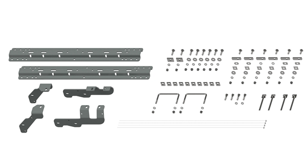 B&W Hitches RVR2604 Turnoverball Gooseneck Bracket Kit boxed, heavy-duty steel mounting hardware for gooseneck hitch installation