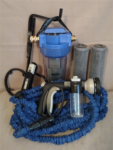 Drip Dry Spotless RV Water Filter And Wash System