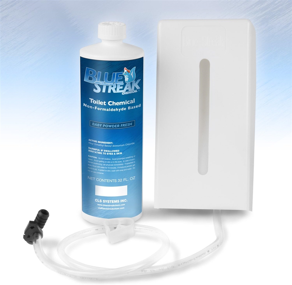 Blue Streak RVUD2001D Automatic Toilet Chemical Dispenser Kit