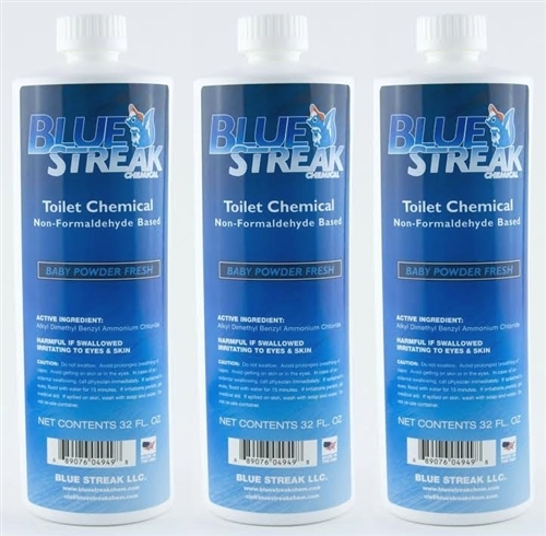 Blue Streak RVUDBSCP RV Toilet Chemical - 3 Pack