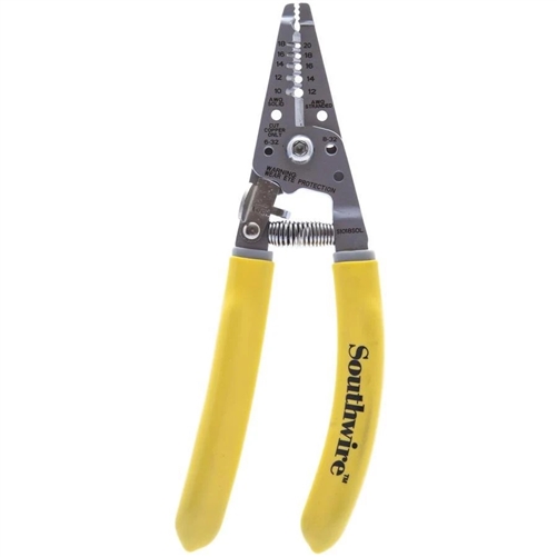 Southwire S1018SOL Solid & Stranded Wire Stripper With Curved Handles