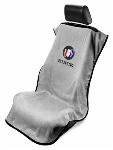 Seat Armour SA100BCKG Seat Towel with Buick Logo - Gray