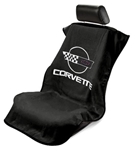 Seat Armour SA100COR4B Corvette C4 Car Seat Towel - Black