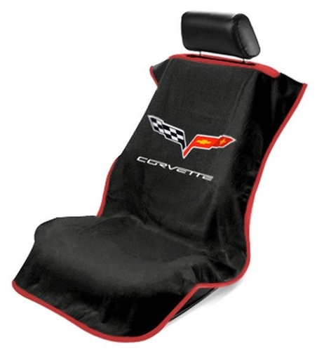 Seat Armour SA100COR6B Corvette C6 Car Seat Towel - Black