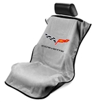 Seat Armour SA100COR6G Corvette Car Seat Towel - Gray