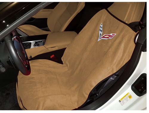Seat Armour SA100COR8T Corvette C8 Car Seat Cover - Tan