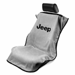 Seat Armour Jeep Letters Car Seat Cover - Gray