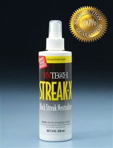 RVTECH STREAKX8 8 Oz. STREAK-X Black Streak Remover - Spray Bottle