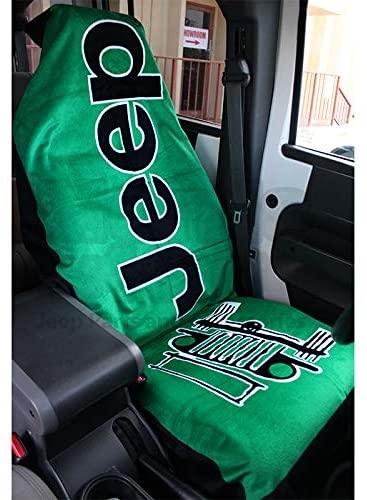 Seat Armour Towel 2 Go Jeep Seat Cover - Green