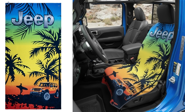 Seat Armour Towel 2 Go Jeep Sunset Seat Cover