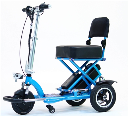 Enhance Mobility T3045-B Triaxe Sport Foldable Scooter - Blue