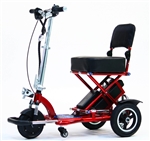 Enhance Mobility T3045-R Triaxe Sport Foldable Scooter - Red