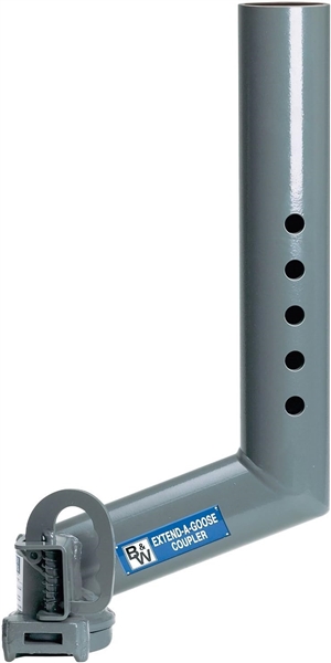 B&W Hitches TEXA4200 Extend-A-Goose gooseneck-to-fifth-wheel adapter hitch, 31.5 inch length, 60 lb steel adapter unit