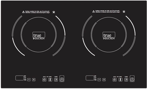 True Induction TI-2C Portable Double Burner Induction Cooktop