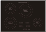 True Induction TI-4B Quad Burner Induction Cooktop - 7400W, 240V, 30"
