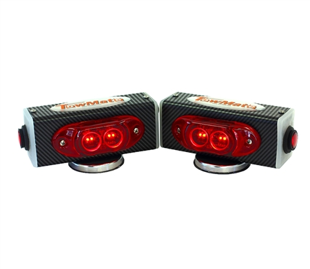 TowMate Pair of Individual Wireless Tow Lights - Carbon Fiber