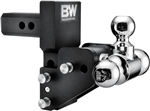 B&W Hitches TS10064BMP Adjustable Ball Mount - Heavy-Duty Tow & Stow for 2.5" Receivers