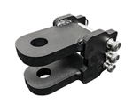 B&W Hitches TS35205B Two-Tang Clevis for 2-1/2" Shank Tow & Stow, Heavy-Duty Steel