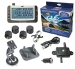TST TST-507-RV-4 Cap Sensor Tire Pressure Monitoring System - Black & White - 4 Pack