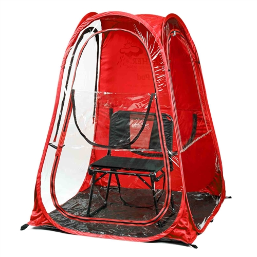 Under The Weather T48-RED OriginalPod XL All-Weather 1-Person Pop-Up Tent - Red