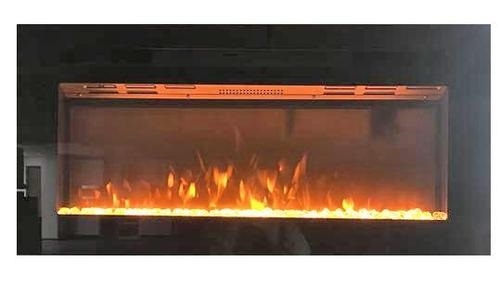 Greystone W36BCFW Recessed Electric Fireplace With Crystals - 37-1/2"