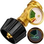 Flame King YSN212B Propane Tank Level Indicator Gauge with Glow-in-the-Dark Dial