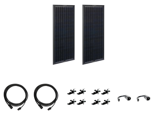 Zamp Solar ZSK1005 OBSIDIAN Series 90 Watt Solar Panel Kit