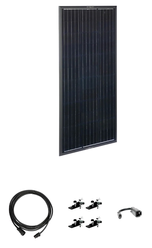 Zamp Solar ZSK1006 OBSIDIAN Series 100 Watt Solar Panel Expansion Kit